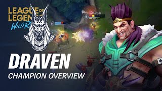 Draven Wild Rift  شرح دريڤين بالعربى [upl. by Artek]