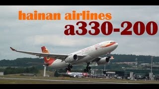 Hainan A330 Close Takeoff LSZH Runway 16 [upl. by Llednyl390]