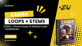 Download Loops Kits   AFRO SAMBA  STEMS  Afrobeat  Drums Kits [upl. by Kallick]