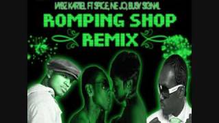 Romping Shop MIX  Vybz Kartel Ft Spice amp Neyo amp Busy Signal MIXED By Jaman [upl. by Johppah]