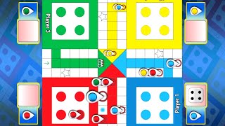 Ludo game in 4 players  Ludo King  Ludo players gameplay [upl. by Eiryt972]