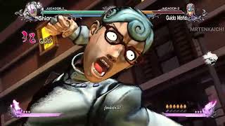 Ghiaccio The Finishing Move Jojos Bizarre Adventure All star Battle R [upl. by Key]