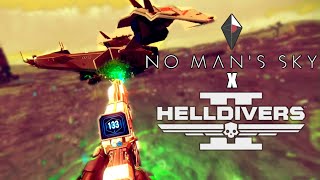 Eagle Stratagems Deployed Against the Brood  No Mans Sky on PSVR2 [upl. by Camilla31]