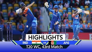 IND vs AFG Highlights India vs Afghanistan Match Highlights  Match Highlights [upl. by Riaj]