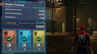 Hells Kitchen Stealth Challenge 2 of 2 Ultimate Level  Marvels SpiderMan [upl. by Braynard]