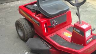 MURRAY 830 BRIGGS STRATTON 8HP RIDE ON SIT ON LAWNMOWER [upl. by Ragde819]