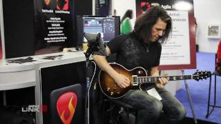 Alex Skolnick shows Testament style NAMM 2012 [upl. by Kcirre944]