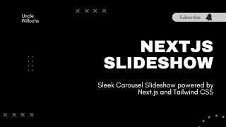 NextJs Tailwindcss Carousel SlideShow [upl. by Beall]