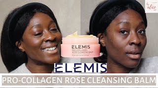 ELEMIS PROCOLLAGEN ROSE CLEANSING BALM FIRST IMPRESSIONS  EVENING SKINCARE ROUTINE  byalicexo [upl. by Agathe]