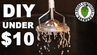 How To Build A Stainless DIY Sparge Arm for under 10 with restaurant supplies [upl. by Onivag]