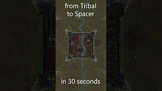 Rimworld Tribal to Spacer Timelapse [upl. by Brocklin]