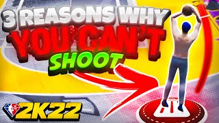 How to FIX YOUR JUMPSHOT In 3 Easy Steps  NBA 2K22 [upl. by Iclehc]