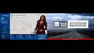 Winter Storm Riley March 1st 2018 AccuWeather vs The Weather Channel Local Now 11 PM Coverage [upl. by Anidan]