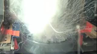 ReactionsExplosion of Alkali Metals with Water  Lithium  Caesium  Stock Footage Compilation [upl. by Annayak]