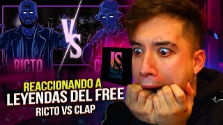 REYES DE LA MÉTRICA  RICTO VS CLAP PSYCHO   KAPO 013 REACCIONA A LEYENDAS DEL FREE QUÉ LOCURA [upl. by Eenal942]