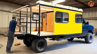 Man Turns 2500 Truck Into Amazing Camper  Build by TheTravelingTogetherJournal [upl. by Lyssa]