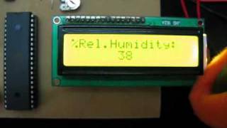 Interface Humidity Sensor with 8051 Microcontroller AT89C1 [upl. by Eelirol]