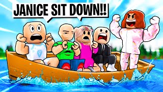 DAYCARE KIDS PLAY BOAT RIDE BUILD TO SURVIVE RUNING HEAD AND CATNAP  Roblox  Funny Moments [upl. by Sama]