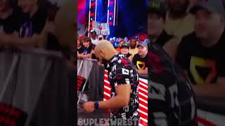 Ricochet FRONT FLIP out of Ring vs Logan Paul😲 [upl. by Berthe]