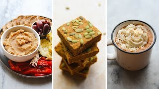 3 Vegan Holiday Recipes Using Tea  Easy amp Delicious ☕️ [upl. by Yssor]