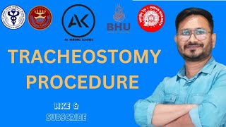 TRACHEOSTOMY PROCEDURE [upl. by Caravette]