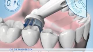 Braun Oral B Video Putzanleitung elektrische Zahnbuersten [upl. by Faxun]