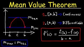 Mean Value Theorem [upl. by Ibob]