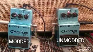 Boss CE3 Chorus Stock vs CE2 Mods [upl. by Chandal]