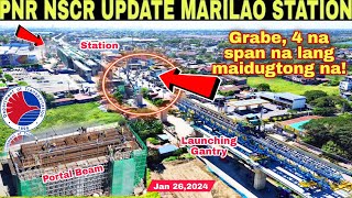 PNR NSCR UPDATE MARILAO STATIONBULACANJan 262024build3xbuild better more [upl. by Dehlia847]