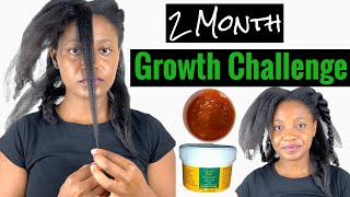 2 Month Hair Growth Challenge ft T444Z Hair Food hairgrowthchallenge [upl. by Nelehyram]