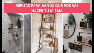 Repisa para Baño que lo dejará MUY BONITO  Tutorial de Carpinteria [upl. by Assela721]