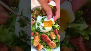 Salade lyonnaise salade recette lyon cuisine recettesalade [upl. by Alwin836]