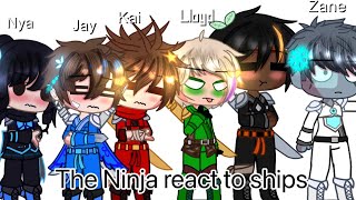 the ninja react to ships Ninjago [upl. by Ehav]