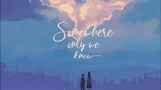 Vietsub  Somewhere Only We Know  Lily Allen  Lyrics Video [upl. by Llerad]