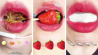 ASMR Satisfying Eating Sounds Compilation Mukbang 먹방 asmr emojichallenge satisfyingasmreating [upl. by Notnirb928]