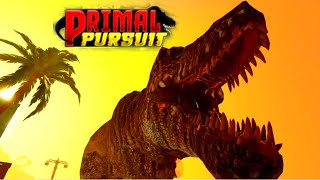 PRIMAL PURSUIT  PLAYING AS A TREX AND USING THE AK47 [upl. by Acceber137]