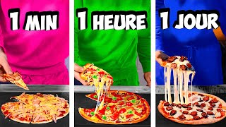 1 minute vs 1 heure vs 1 jour Pizza par VANZAI [upl. by Gaile]