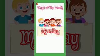 days of the week song stay little channel sunday monday tuesday song vocabulary nurseryrhymes [upl. by Nanor]