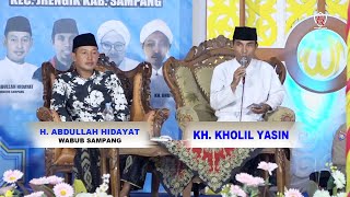 KH KHOLIL YASIN TERBARU 2023 BERSAMA WABUB SAMPANG [upl. by Enitsenrae]