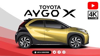 Toyota Aygo X  Official Colors quotanimatedquot 4K [upl. by Pytlik339]