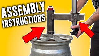 Ultimate Manual Tire Changer DELUXE  Assembly Instructions [upl. by Walcoff]