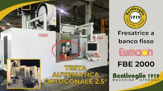 FRESATRICE a baco fisso EUMACH FBE 2000  Nuovo  BENTIVOGLIO 1919  Torbole Casaglia [upl. by Ebonee167]