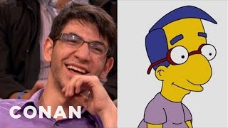 The CONAN Audiencey Awards Milhouse Van Houten Edition  CONAN on TBS [upl. by Ribaj]