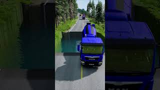 Trucks vs water pit  BeamNG drive  Day 5 [upl. by Fasto]