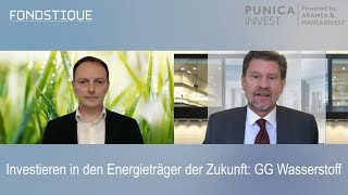 Investieren in den Energieträger der Zukunft GG WasserstoffFonds mit Gerd Junker  FONDSTIQUE [upl. by Elsy431]