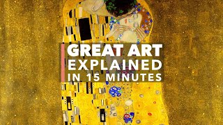 The Kiss by Gustav Klimt Great Art Explained [upl. by Anirok535]