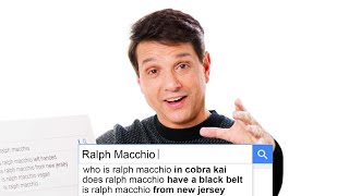 Cobra Kais Ralph Macchio Answers the Webs Most Searched Questions  WIRED [upl. by Ogdan]