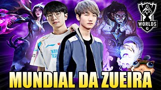 CORÉIA x CHINA JOGANDO o LOL 2  MUNDIAL DA ZUEIRA  WORLDS 2024 [upl. by Odnuges]