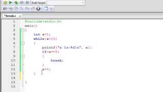 C Programming Tutorial  40 The Break Statement [upl. by Ettelliw]