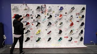 LAS VEGAS SNEAKER WALL WORTH 50000 [upl. by Zurek107]